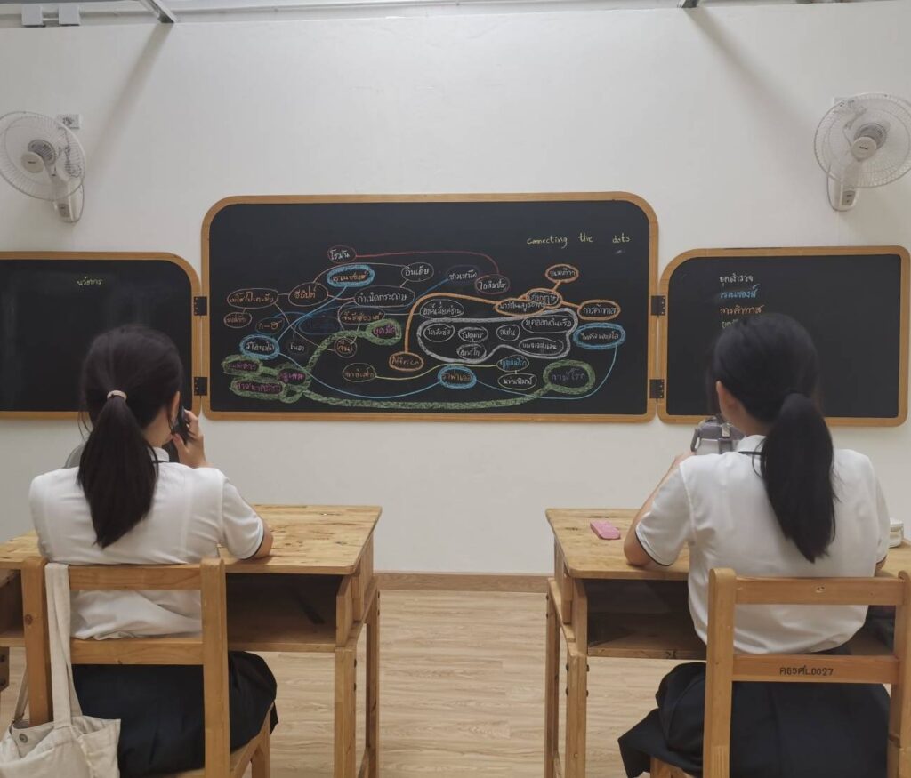 ห้องเรียนวิชาประวัติศาสตร์ โรงเรียนบัวแดงวัฒนา